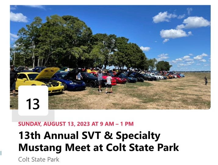 13th Annual SVT & Specialty Mustang Meet at Colt State Park _ Facebook1.jpg
