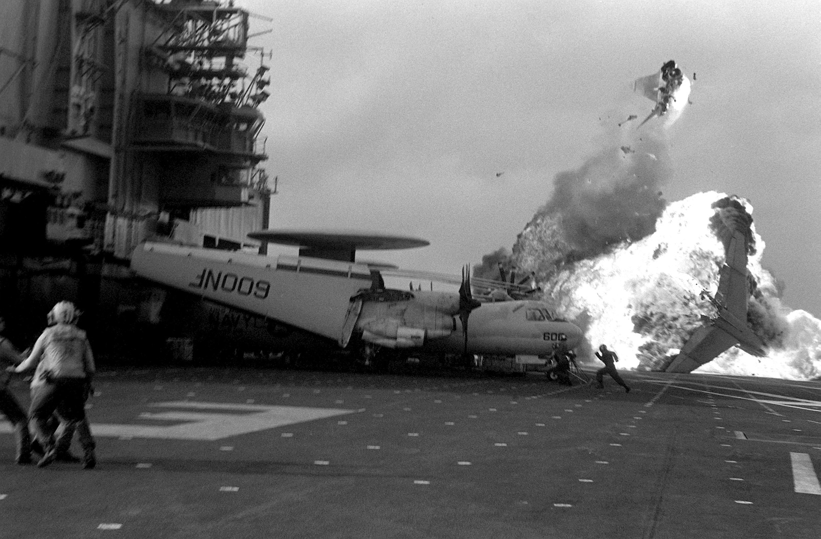 A-7E_Corsair_bursts_into_flames_aboard_USS_Midway_%28CV-41%29.jpg